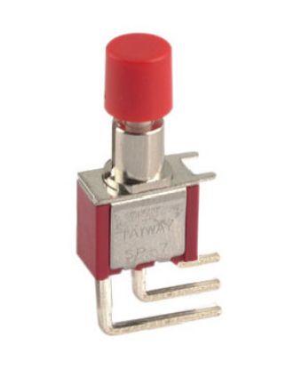 Picture of SWITCH PUSH BUTTON SPDT MOM-ON R/A