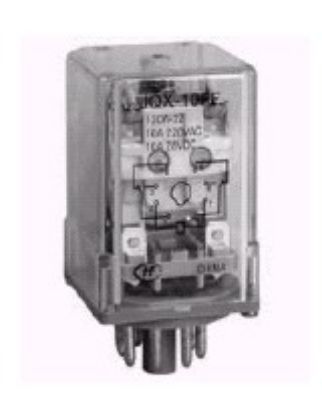 Picture of RELAY DPDT 10A 220VAC RND  8PL