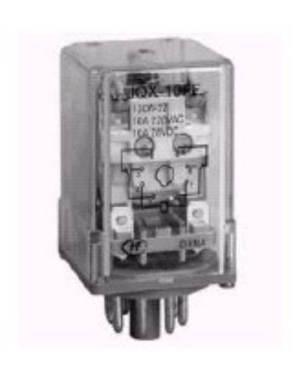 Picture of RELAY DPDT 10A 220VAC RND  8PL