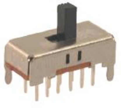 Picture of SLIDE SWITCH 4PDT 15x7x10.7