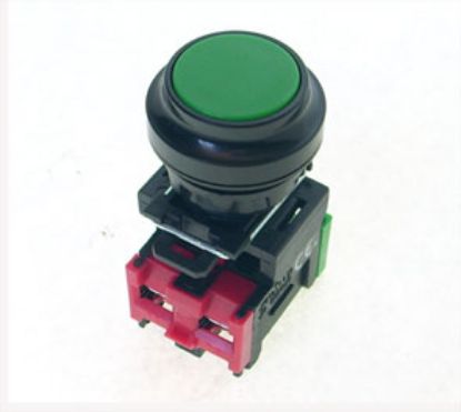Picture of PUSH SWITCH NONC 33mm RND GRN