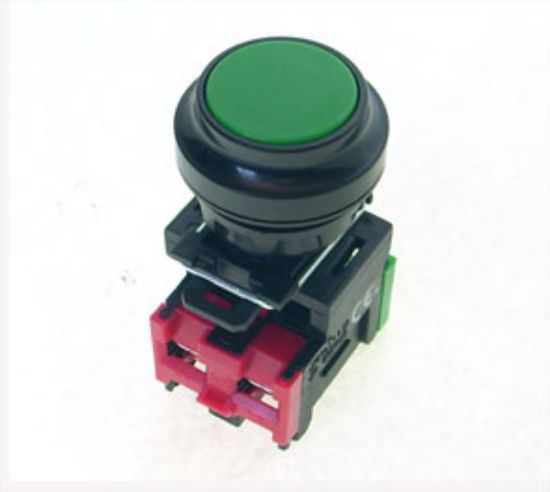 Picture of PUSH SWITCH NONC 33mm RND GRN