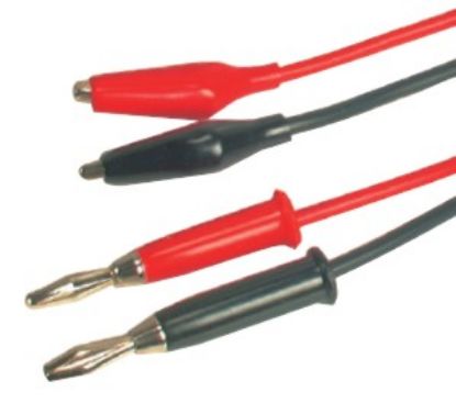 Picture of TEST LEADS / PROBES SET STRAIGHT PLUG-CROC