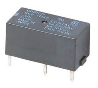 Picture of RELAY SPST 5A 12VDC RECT 6PCB