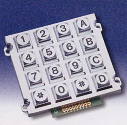 Picture of KEYPAD METAL 4x4 WATERPROOF