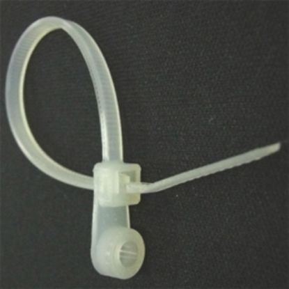 Picture of CABLE TIES CLEAR P-CLAMP 205x..MM 100/BAG