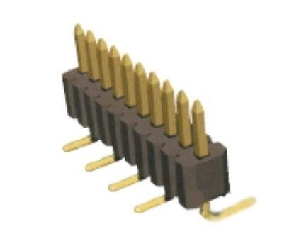 Picture of HEADER PIN SMD SIL 8W P=1.27