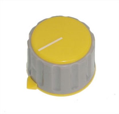 Picture of KNOB PLA YEL HEX POI 20x29x6.3