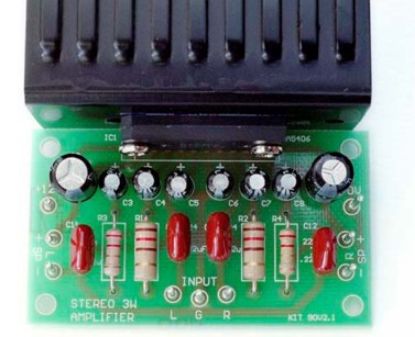 Picture of KIT STEREO AMPLIFIER 2 x 3W, BA5406