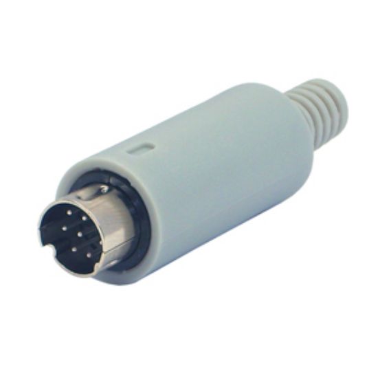 Picture of PLUG MINI-DIN 8-P GY K3164H
