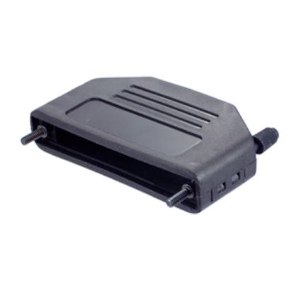 Picture of COVER 50W D-SUB BLACK THUMB SCREWS
