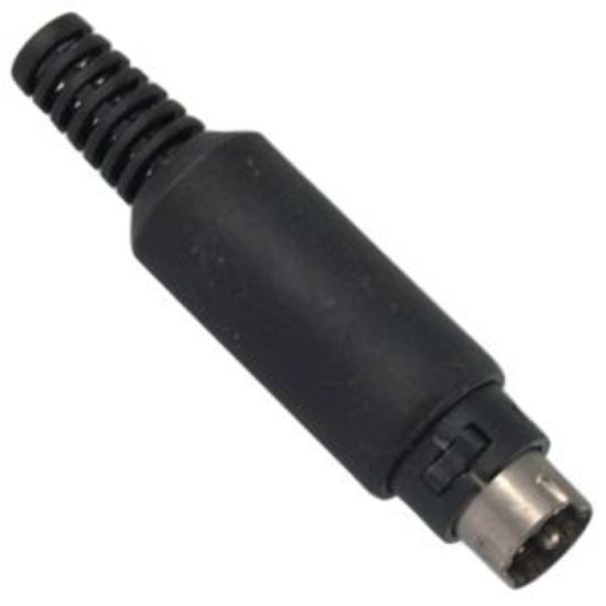 Picture of PLUG MINI-DIN STR 4-P W/SLEEVE
