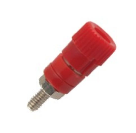 Picture of BANANA SOCKET 4mm  RED   5A 125V