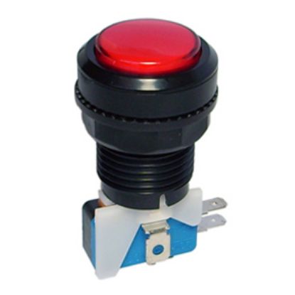 Picture of PUSH BUTTON SWITCH ILL-RED 33x56x28 N/L