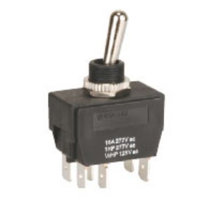 Picture of MINI TOGGLE SWITCH DPDT ON-OFF-ON