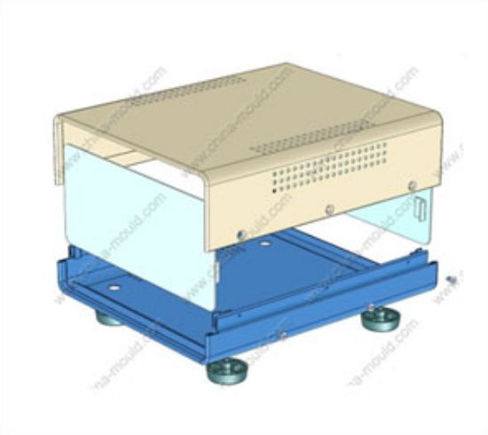 Picture of METAL ENCLOSURE BLACK 220x180x88