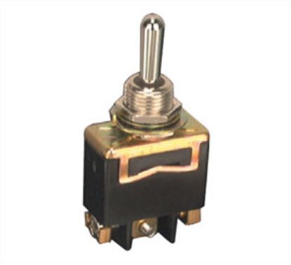 Picture of LARGE TOGGLE SWITCH  SPDT (ON)-OFF-(ON) SCREW TERMINAL