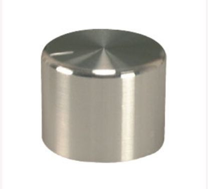 Picture of KNOB ALU SIL SPLIN   20x16x6.0
