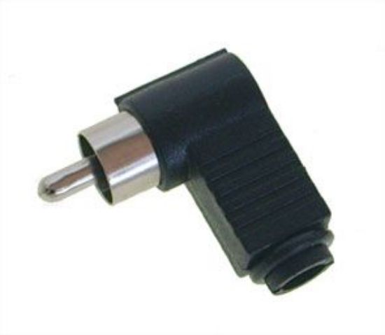 Picture of PLUG RCA R/A BLACK