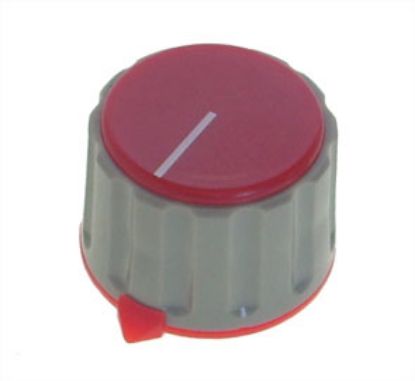 Picture of KNOB PLA RED HEX POI 20x29x6.3
