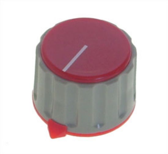 Picture of KNOB PLA RED HEX POI 20x29x6.3