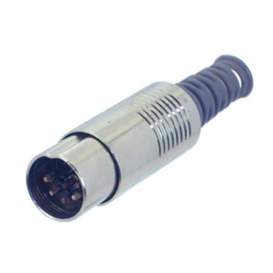 Picture of PLUG DIN I/L 5W 45D MET W/REL