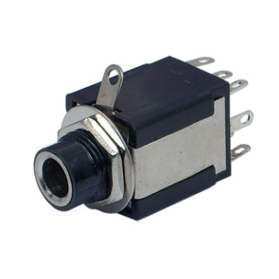 Picture of 6.3mm STEREO SOCKET 7PIN TAGGED PANEL MOUNT