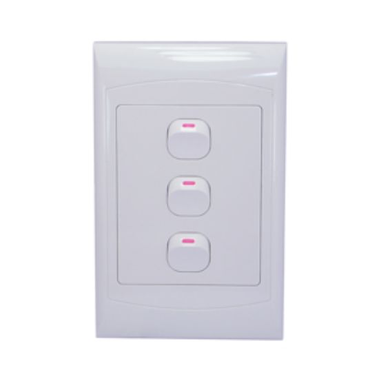 Picture of SWITCH MAINS LIGHT 3W 2x4