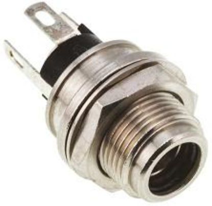 Picture of DC PLUG 2.5x14x6.5mm 16mm PANEL HOLE=11mm