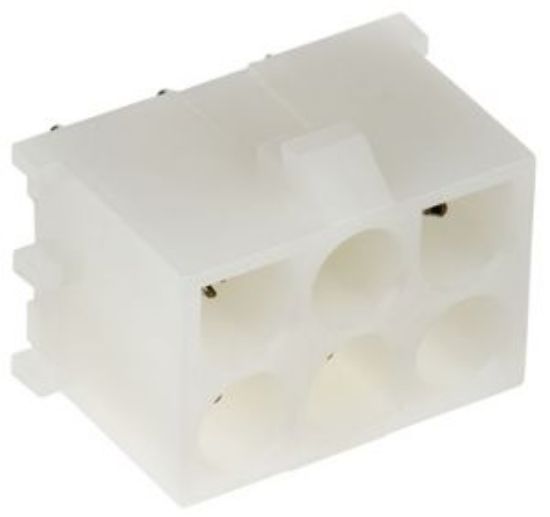 Picture of HEADER 6W P/MNT 350431-1