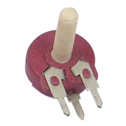 Picture of PRESET 10MM S-ADJ V-MNT SHAFT RED 500K CERMET