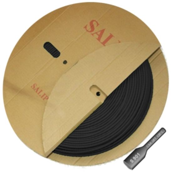 Picture of SLEEVING HEATSHRINK 13mm BLACK - 100m/REEL