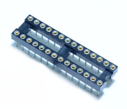Picture of IC SOCKET 0.3 28W TULIP RND NAR  17P/TUBE