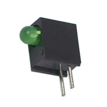 Picture of LED HOLDER 3mm R/A GREEN