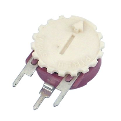 Picture of PRESET POTENTIOMETER 15MM S-ADJ T/WHEEL 500K