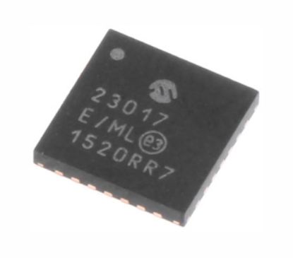 Picture of IC SMD I/O EXPA. MCP23017-E/ML 28-Pin QFN