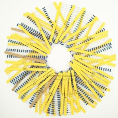 Picture of E12 RESISTOR RANGE 1/4W 5%  - 10 PCS EA