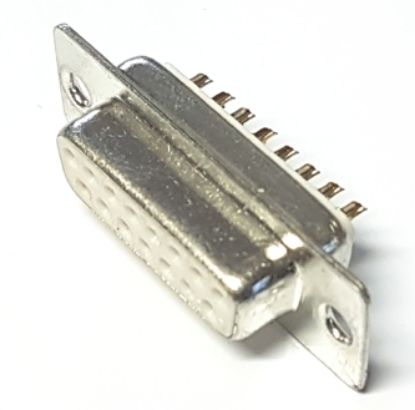 Picture of SOCKET D-SUB 15W PANEL MNT SOLDER STR METAL