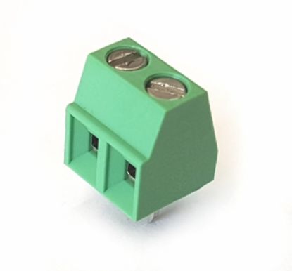 Picture of TERMINAL BLOCK PCB 2W P=3.81 STR GREEN