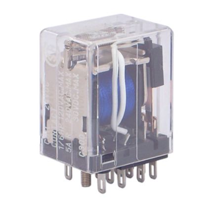 Picture of RELAY QPDT 24V 5A PCB - 14P SQUARE RELAY