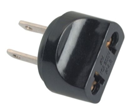 Picture of ADAP M/PLUG 2P FLAT-ROUND