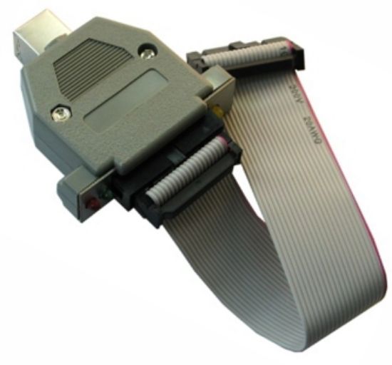 Picture of ARM debugger with JTAG and SWD interfaces