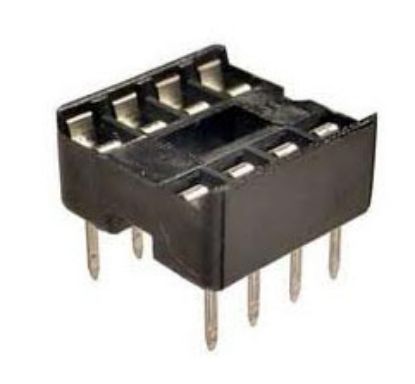 Picture of IC SOCKET DIL 0.3 8W STD D-LEAF - DEBULK