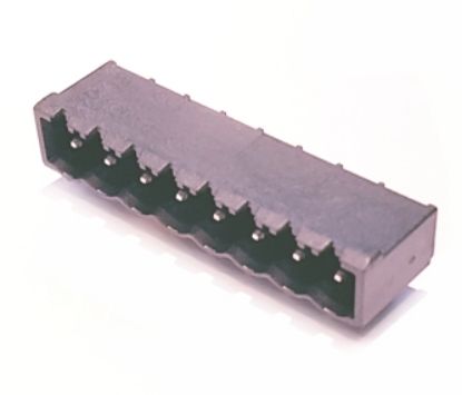Picture of HEADER R/A PCB-MNT  8P CLOS 5.08 BLACK
