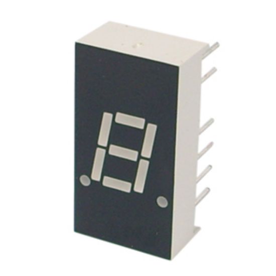 Picture of LED DISPLAY 7-SEG CC RED 3.0mcd 9.10mm