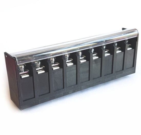 Picture of TERMINAL BLOCK 9W PCB 45A 600V P=14.5mm FLAT PIN