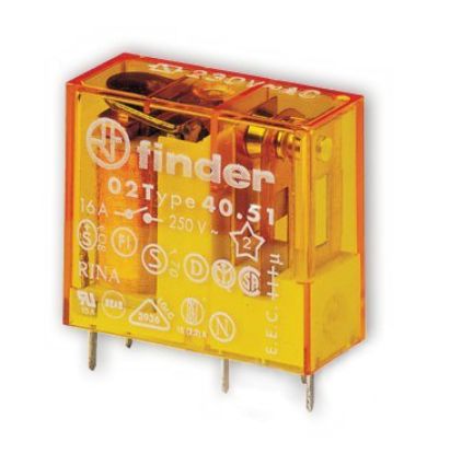 Picture of RELAY SPDT 12A 24VAC RECT 5PCB