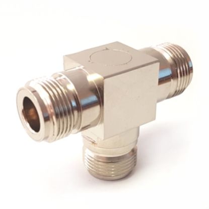 Picture of ADAPTER N-SOCKET TO 2X N-SOCKET T-JUNCTION