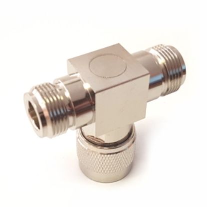 Picture of ADAPTER N-PLUG TO 2X N-SOCKET T-JUNCTION