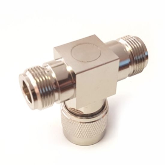 Picture of ADAPTER N-PLUG TO 2X N-SOCKET T-JUNCTION